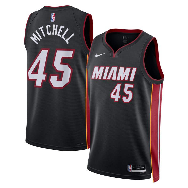 Davion Mitchell Miami Heat Basketball Jersey, Black Swingman Sportswear Jersey Shirt, Sleeveless Athletic Tank Jersey, Casual Gift for Men