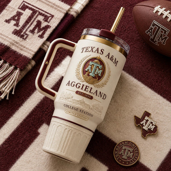 TAMU Tradition - The Aggieland Crest Tumbler - main