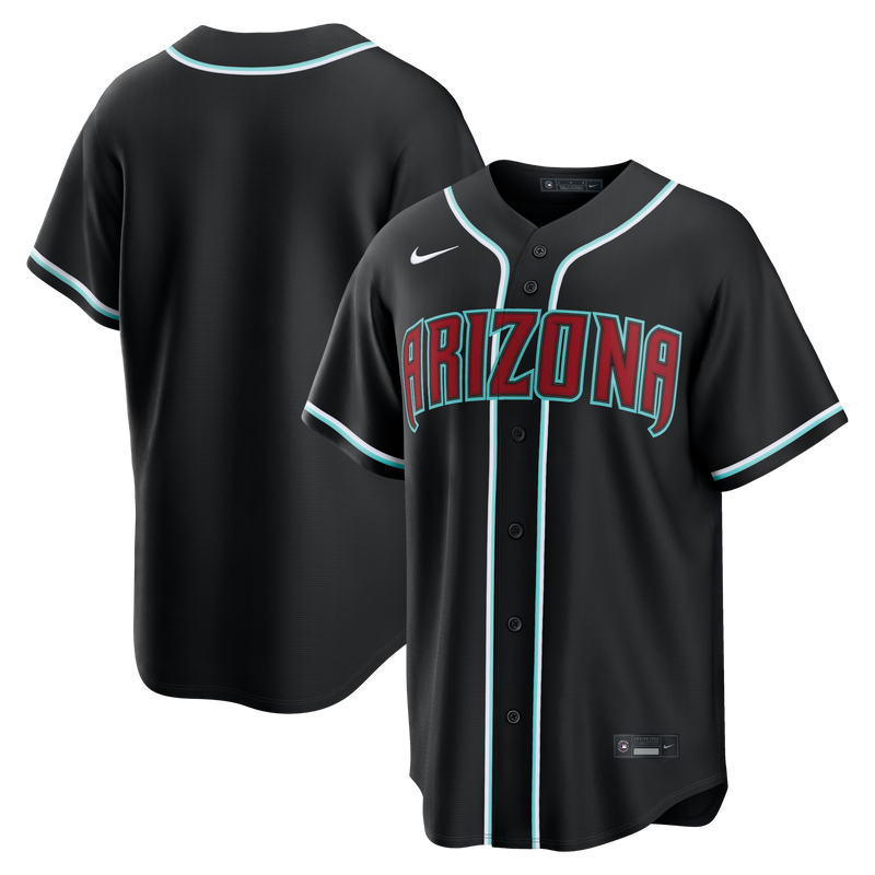 Arizona Diamondbacks Baseball Jersey, Black Replica Fashion Sportswear Jersey Shirt, Lightweight Breathable Athletic Jersey, Casual Gift for Men
