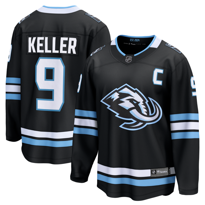 Clayton Keller Utah Mammoth Hockey Jersey, Sportswear Jersey Shirt, Long Sleeve Hockey Sweater Jersey, Casual Gift for Men, Style 203661361