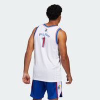 Kansas Jayhawks Basketball Jersey, White Swingman Alternate Sportswear Jersey Shirt, Sleeveless Athletic Tank Jersey, Casual Gift for Men