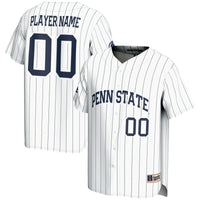 Penn State Nittany Lions Baseball Jersey, White Lightweight Sportswear Jersey Shirt, Lightweight Breathable Athletic Jersey, Casual Gift for Men