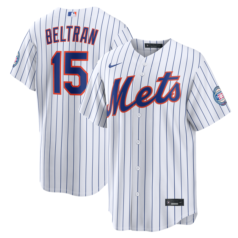 Carlos Beltran New York Mets Baseball Jersey, White Replica Sportswear Jersey Shirt, Lightweight Breathable Athletic Jersey, Casual Gift for Men