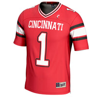 Cincinnati Bearcats Football Jersey, Red Sportswear Jersey Shirt, Lightweight Breathable Athletic Jersey, Casual Gift for Men, Style 201922444