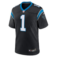 Number Groom Carolina Panthers Football Jersey, Black Game Sportswear Jersey Shirt, Lightweight Breathable Athletic Jersey, Casual Gift for Men