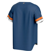 Bucknell Bison Baseball Jersey, Blue Sportswear Jersey Shirt, Lightweight Breathable Athletic Jersey, Casual Gift for Men