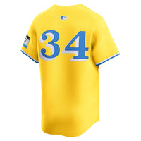David Ortiz Boston Red Sox Baseball Jersey, Yellow Limited Sportswear Jersey Shirt, Lightweight Breathable Athletic Jersey, Casual Gift for Men