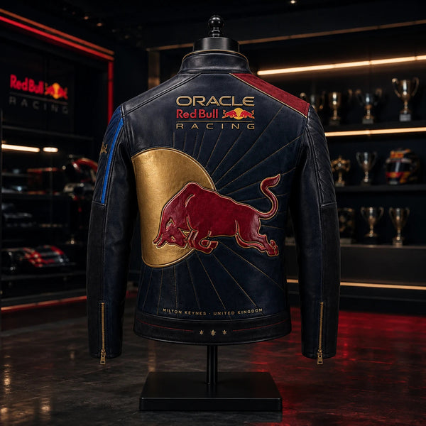 RBR Navy - Charging Bull Panel Jacket With Pit-Lane Attitude - main