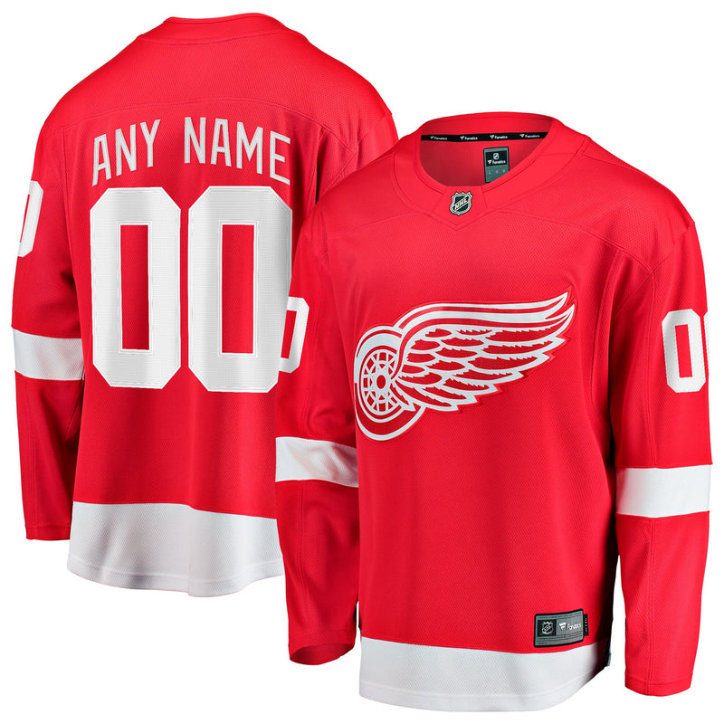 Detroit Red Wings Hockey Jersey, Breakaway Home Sportswear Jersey Shirt, Long Sleeve Hockey Sweater Jersey, Casual Gift for Men, Style 2791497