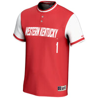 Western Kentucky Hilltoppers Softball Jersey, Sportswear Jersey Shirt, Lightweight Athletic Jersey, Casual Gift for Men, Style 200146405