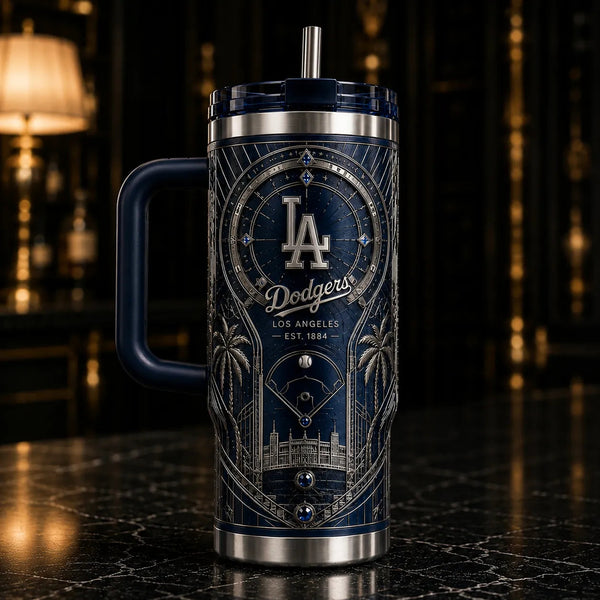 LAD Heritage Panel - Engraved Navy Tumbler Composition - main