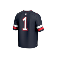 UConn Huskies Football Jersey, Navy Fashion Lightweight Sportswear Jersey Shirt, Lightweight Breathable Athletic Jersey, Casual Gift for Men