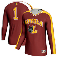 Loyola Chicago Ramblers Volleyball Jersey, Sportswear Jersey Shirt, Lightweight Breathable Athletic Jersey, Casual Gift for Men, Style 203153787