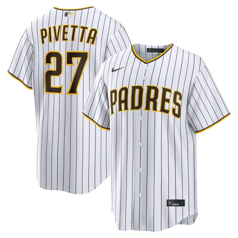 Nick Pivetta San Diego Padres Baseball Jersey, White Sportswear Jersey Shirt, Lightweight Breathable Athletic Jersey, Casual Gift for Men