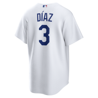 Edwin Díaz Los Angeles Dodgers Baseball Jersey, White Sportswear Jersey Shirt, Lightweight Breathable Athletic Jersey, Casual Gift for Men