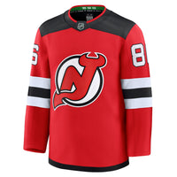 Jack Hughes New Jersey Devils Hockey Jersey, Red Premium Home Sportswear Jersey Shirt, Long Sleeve Hockey Sweater Jersey, Casual Gift for Men