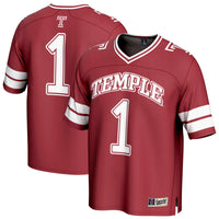 Temple Owls Football Jersey, Cherry Sportswear Jersey Shirt, Lightweight Breathable Athletic Jersey, Casual Gift for Men, Style 202183814