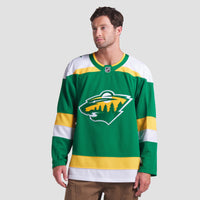 Minnesota Wild Hockey Jersey, Green Premium Sportswear Jersey Shirt, Long Sleeve Hockey Sweater Jersey, Casual Gift for Men, Style 202015699
