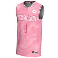 UChicago Maroons Basketball Jersey, Pink Fashion Lightweight Sportswear Jersey Shirt, Sleeveless Athletic Tank Jersey, Casual Gift for Men