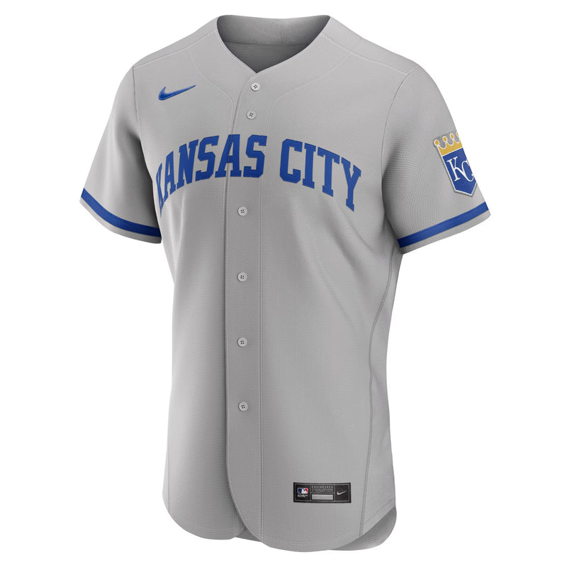 Kansas City Royals Baseball Jersey, Gray Authentic Sportswear Jersey Shirt, Lightweight Breathable Athletic Jersey, Casual Gift for Men