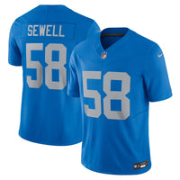 Penei Sewell Detroit Lions Football Jersey, Blue Limited Sportswear Jersey Shirt, Lightweight Breathable Athletic Jersey, Casual Gift for Men