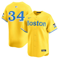 David Ortiz Boston Red Sox Baseball Jersey, Gold Sportswear Jersey Shirt, Lightweight Breathable Athletic Jersey, Casual Gift for Men