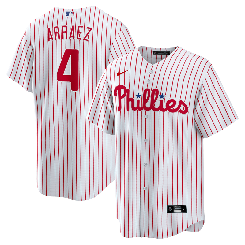 Luis Arraez Philadelphia Phillies Baseball Jersey, White Sportswear Jersey Shirt, Lightweight Breathable Athletic Jersey, Casual Gift for Men