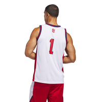 St. John's Red Storm Basketball Jersey, White Replica Home Sportswear Jersey Shirt, Sleeveless Athletic Tank Jersey, Casual Gift for Men