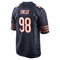 Montez Sweat Chicago Bears Football Jersey, Navy Game Sportswear Jersey Shirt, Lightweight Breathable Athletic Jersey, Casual Gift for Men