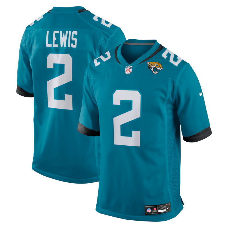 Jourdan Lewis Jacksonville Jaguars Football Jersey, Teal Sportswear Jersey Shirt, Lightweight Breathable Athletic Jersey, Casual Gift for Men