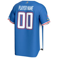 Kansas Jayhawks Baseball Jersey, Royal Sportswear Jersey Shirt, Lightweight Breathable Athletic Jersey, Casual Gift for Men, Style 201141627