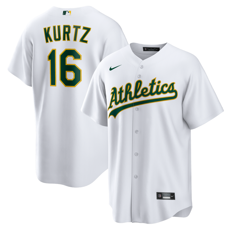 Nick Kurtz Athletics Baseball Jersey, Sportswear Jersey Shirt, Lightweight Breathable Athletic Jersey, Casual Gift for Men, Style 203167615