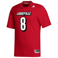 Louisville Cardinals Football Jersey, Red Sportswear Jersey Shirt, Lightweight Breathable Athletic Jersey, Casual Gift for Men, Style 203392838