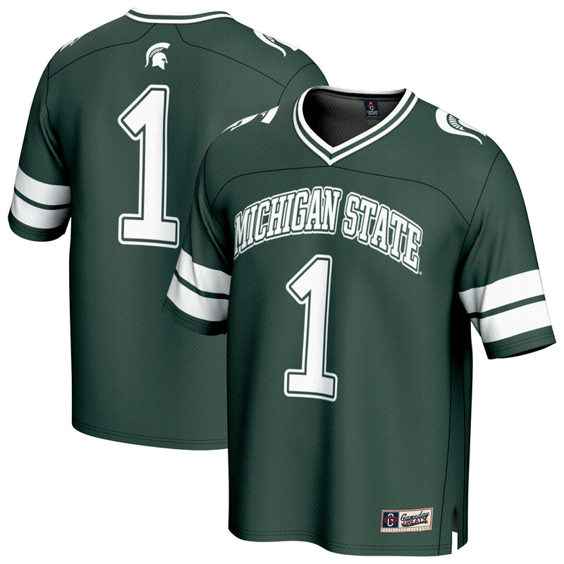 Michigan State Spartans Football Jersey, Sportswear Jersey Shirt, Lightweight Breathable Athletic Jersey, Casual Gift for Men, Style 202220794