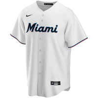 Miami Marlins Baseball Jersey, White Replica Sportswear Jersey Shirt, Lightweight Breathable Athletic Jersey, Casual Gift for Men, Style 3811580