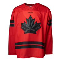 Hockey Canada Hockey Jersey, Red Sportswear Jersey Shirt, Long Sleeve Hockey Sweater Jersey, Casual Gift for Men
