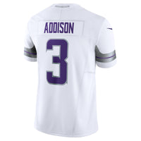Minnesota Vikings Football Jersey, White Limited Alternate Sportswear Jersey Shirt, Lightweight Breathable Athletic Jersey, Casual Gift for Men