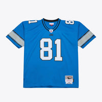 Calvin Johnson Detroit Lions Football Jersey, Blue Replica Sportswear Jersey Shirt, Lightweight Breathable Athletic Jersey, Casual Gift for Men
