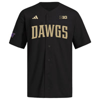 Washington Huskies Baseball Jersey, Black Replica Sportswear Jersey Shirt, Lightweight Breathable Athletic Jersey, Casual Gift for Men