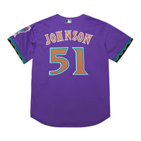 Randy Johnson Arizona Diamondbacks Baseball Jersey, Purple Sportswear Jersey Shirt, Lightweight Breathable Athletic Jersey, Casual Gift for Men