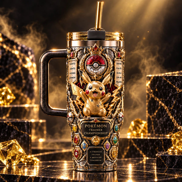 PK Trophy Gold - A Championship Crest in Relief and Gemstone - main