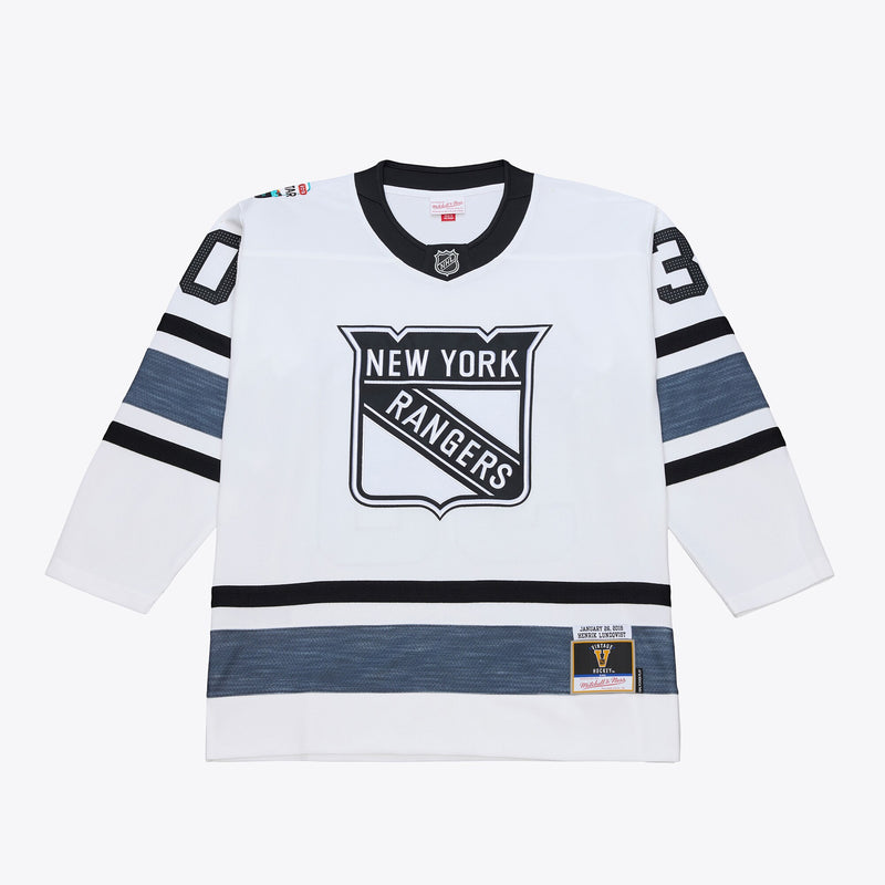 Henrik Lundqvist White 2019 All-Star Game Power Play Hockey Jersey, Sportswear Jersey Shirt, Long Sleeve Hockey Jersey, Casual Gift for Men