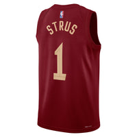 Max Strus Cleveland Cavaliers Basketball Jersey, Maroon Swingman Sportswear Jersey Shirt, Sleeveless Athletic Tank Jersey, Casual Gift for Men