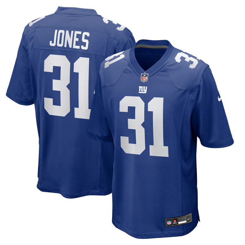 Nic Jones New York Giants Football Jersey, Royal Game Sportswear Jersey Shirt, Lightweight Breathable Athletic Jersey, Casual Gift for Men
