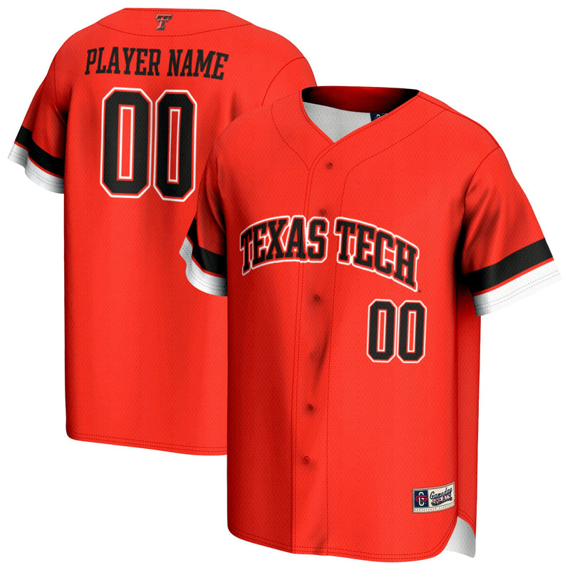 Texas Tech Red Raiders Baseball Jersey, Sportswear Jersey Shirt, Lightweight Breathable Athletic Jersey, Casual Gift for Men, Style 202915982