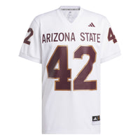 Arizona State Sun Devils Football Jersey, White Away Sportswear Jersey Shirt, Lightweight Breathable Athletic Jersey, Casual Gift for Men