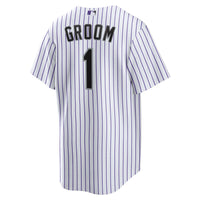Colorado Rockies Baseball Jersey, White Sportswear Jersey Shirt, Lightweight Breathable Athletic Jersey, Casual Gift for Men, Style 202855877