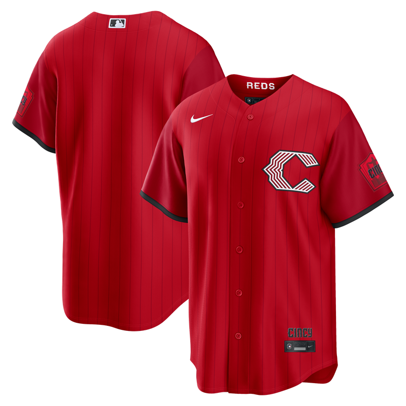 Cincinnati Reds Baseball Jersey, Red Sportswear Jersey Shirt, Lightweight Breathable Athletic Jersey, Casual Gift for Men