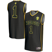 NDSU Bison Basketball Jersey, Black Lightweight Sportswear Jersey Shirt, Sleeveless Athletic Tank Jersey, Casual Gift for Men