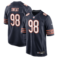 Montez Sweat Chicago Bears Football Jersey, Navy Game Sportswear Jersey Shirt, Lightweight Breathable Athletic Jersey, Casual Gift for Men